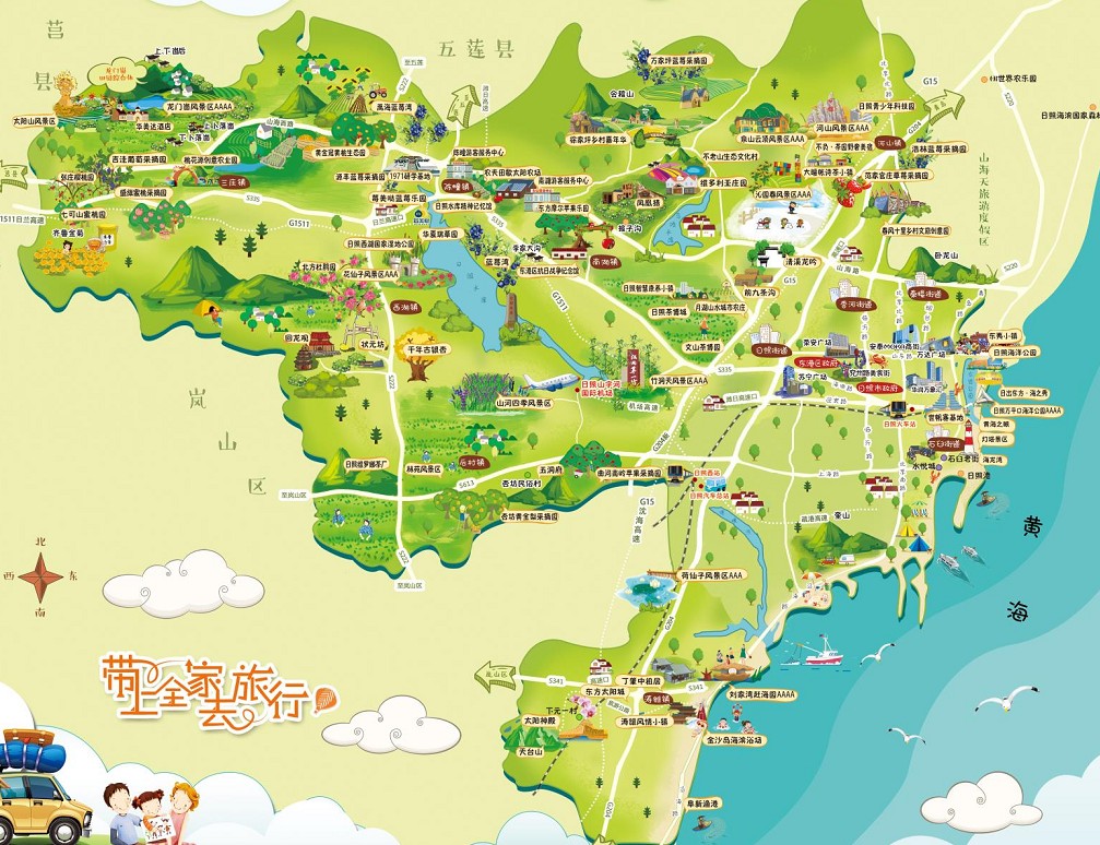 庆城景区使用手绘地图给景区能带来什么好处？